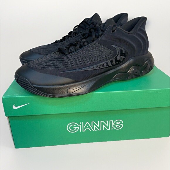 Nike Giannis Immortality 4 FQ3680-003 Men’s Size 11 Triple Black Basketball New main image 8